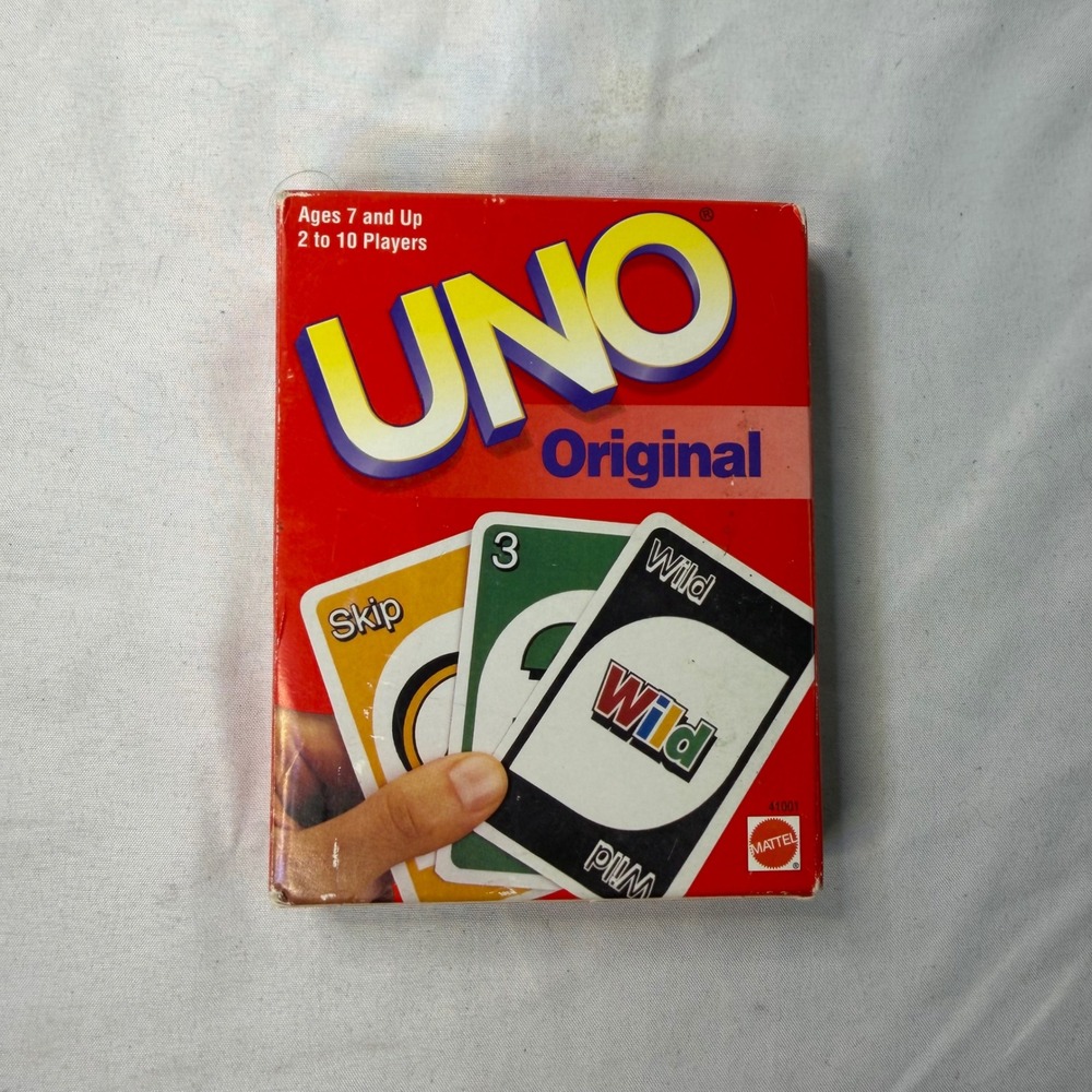 Mattel UNO Original Card Game Vintage 1999 Edition Complete 108 Cards - Picture 1 of 3